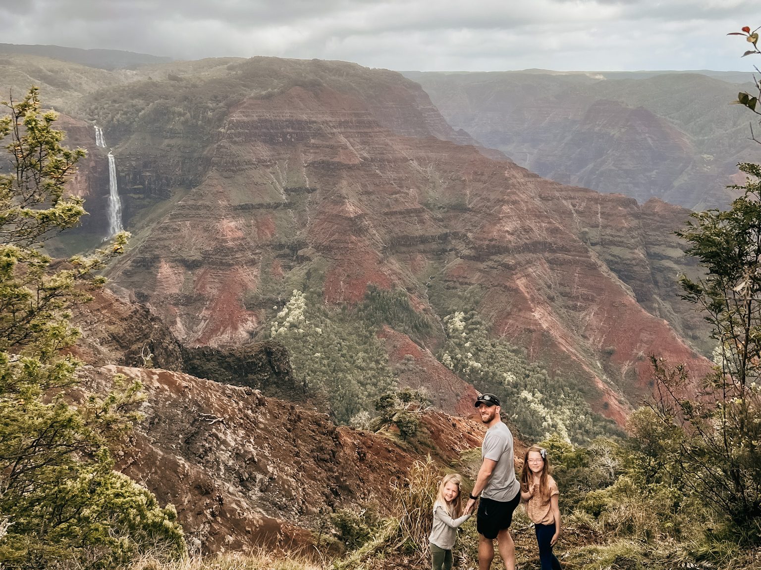 Waimea Canyon waterfall