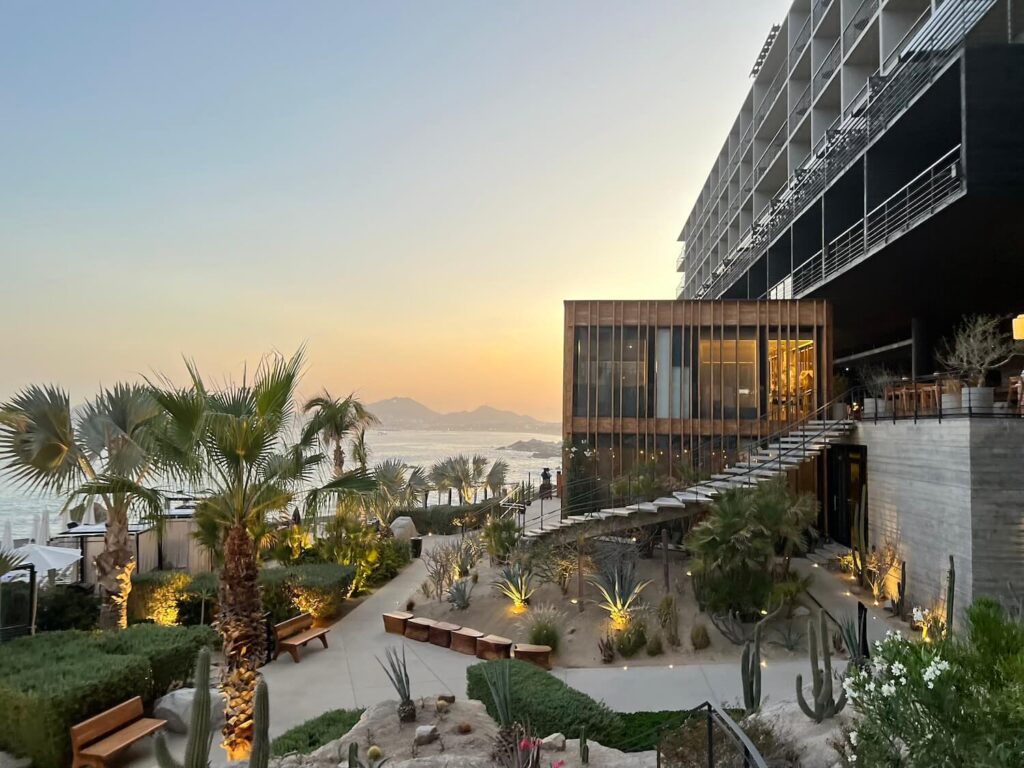 outside view of the grounds at the cape in cabo