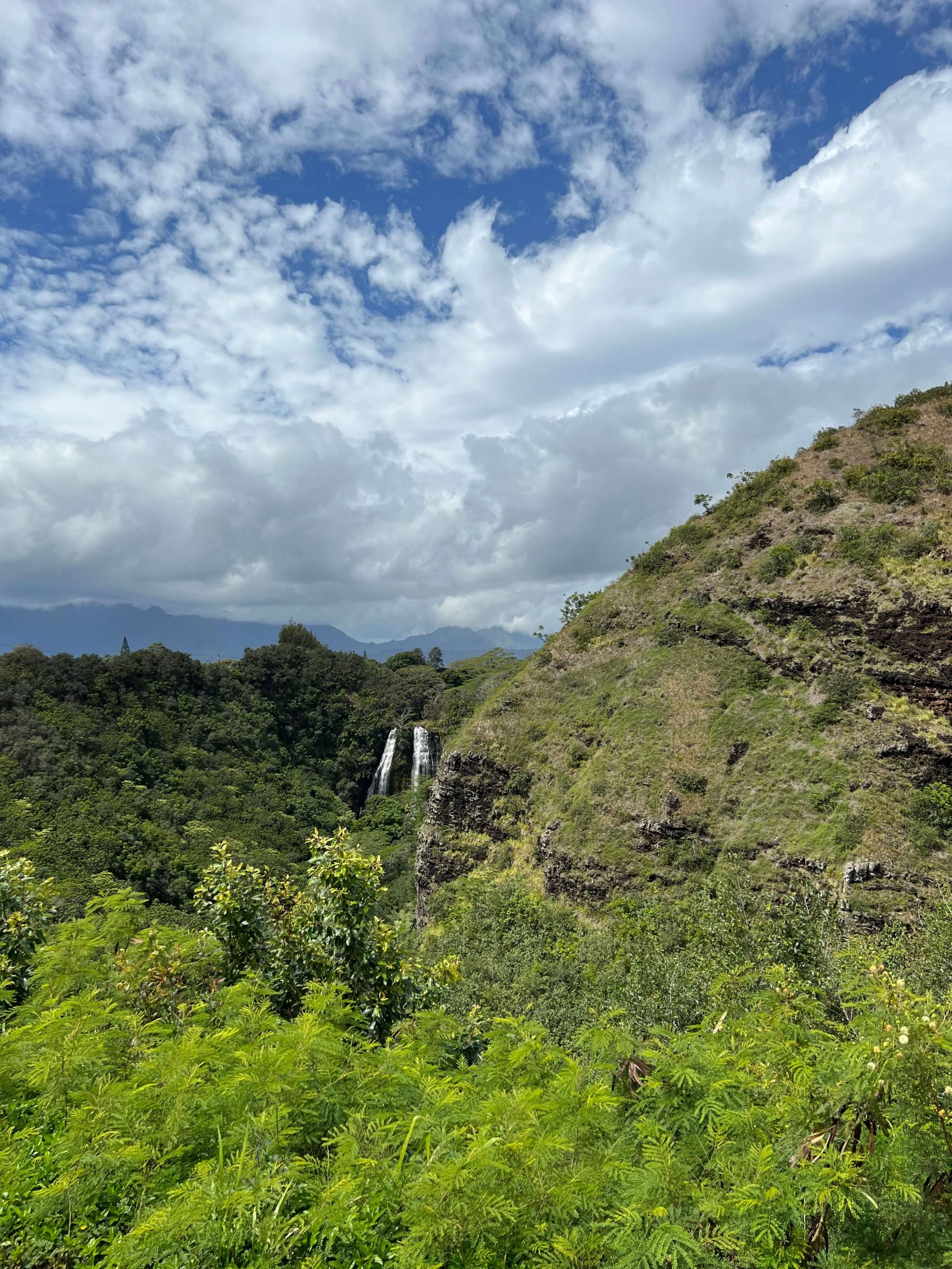 waterfall in kauai