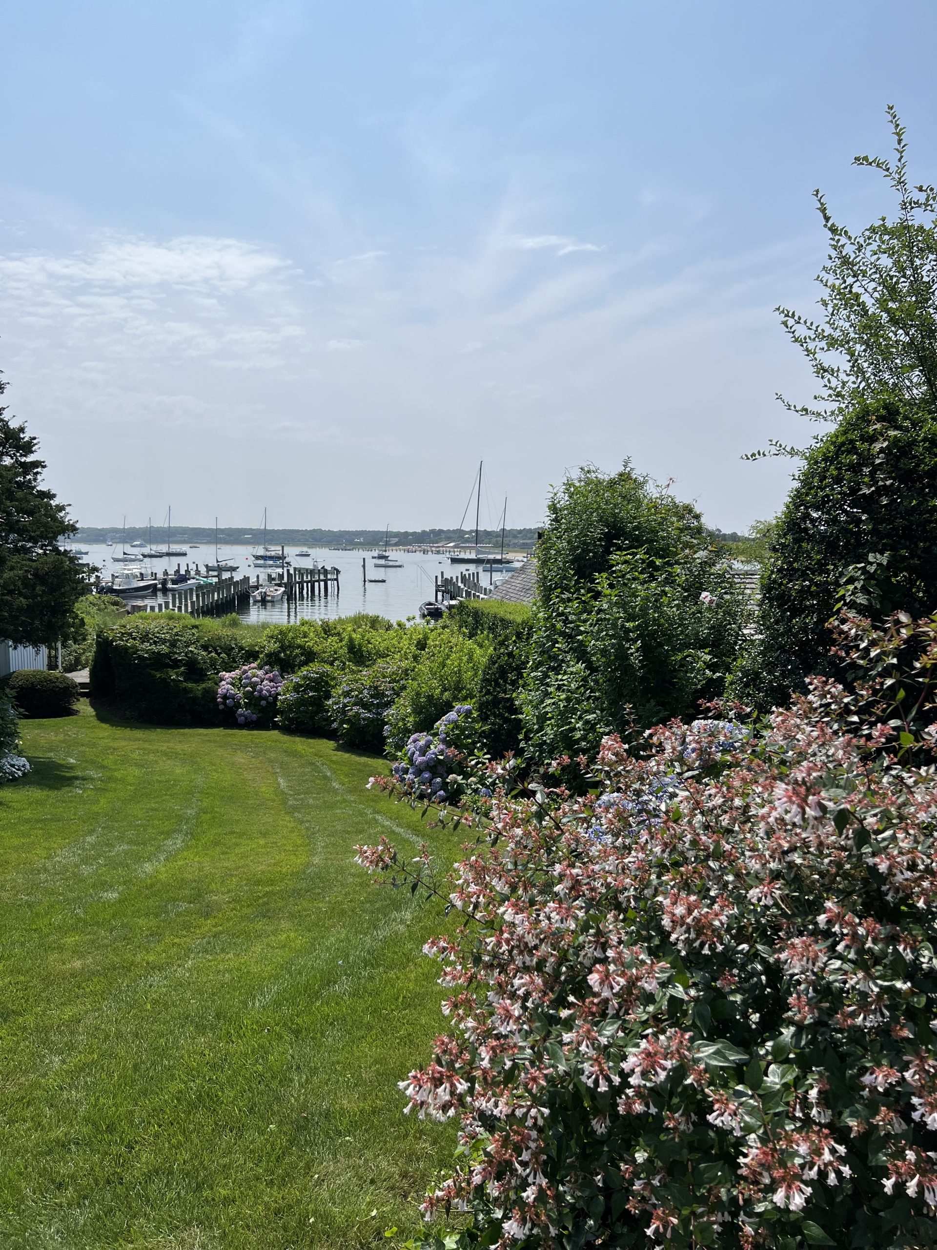 beautiful view by the water in Marthas Vineyard